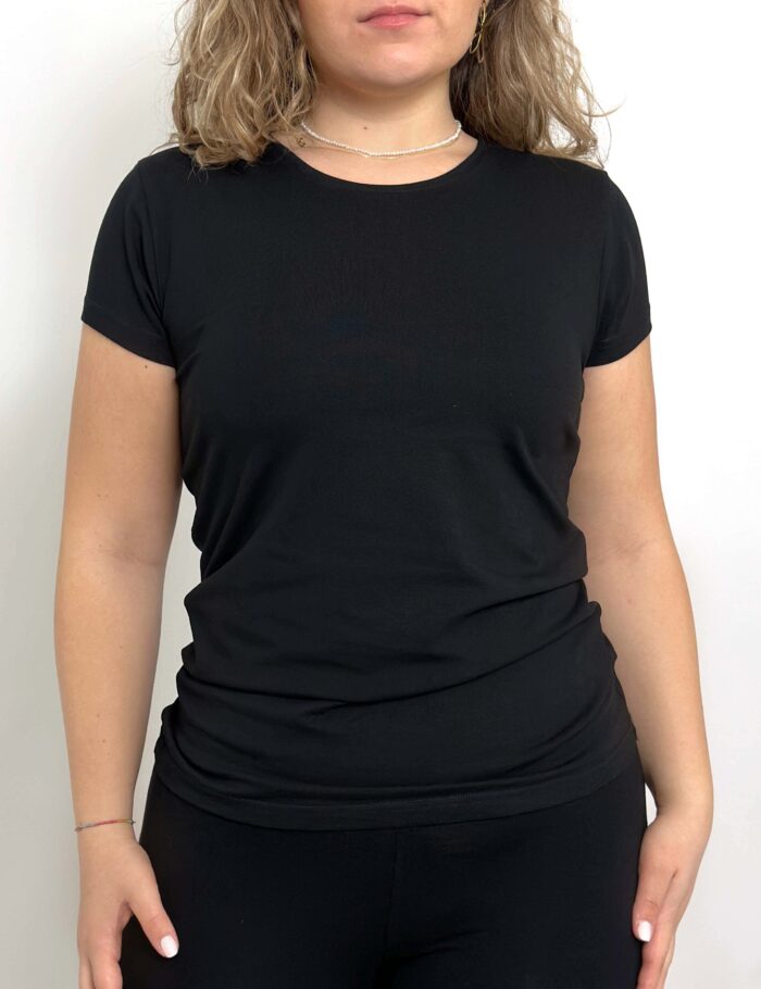 Camiseta Manga Corta Negra