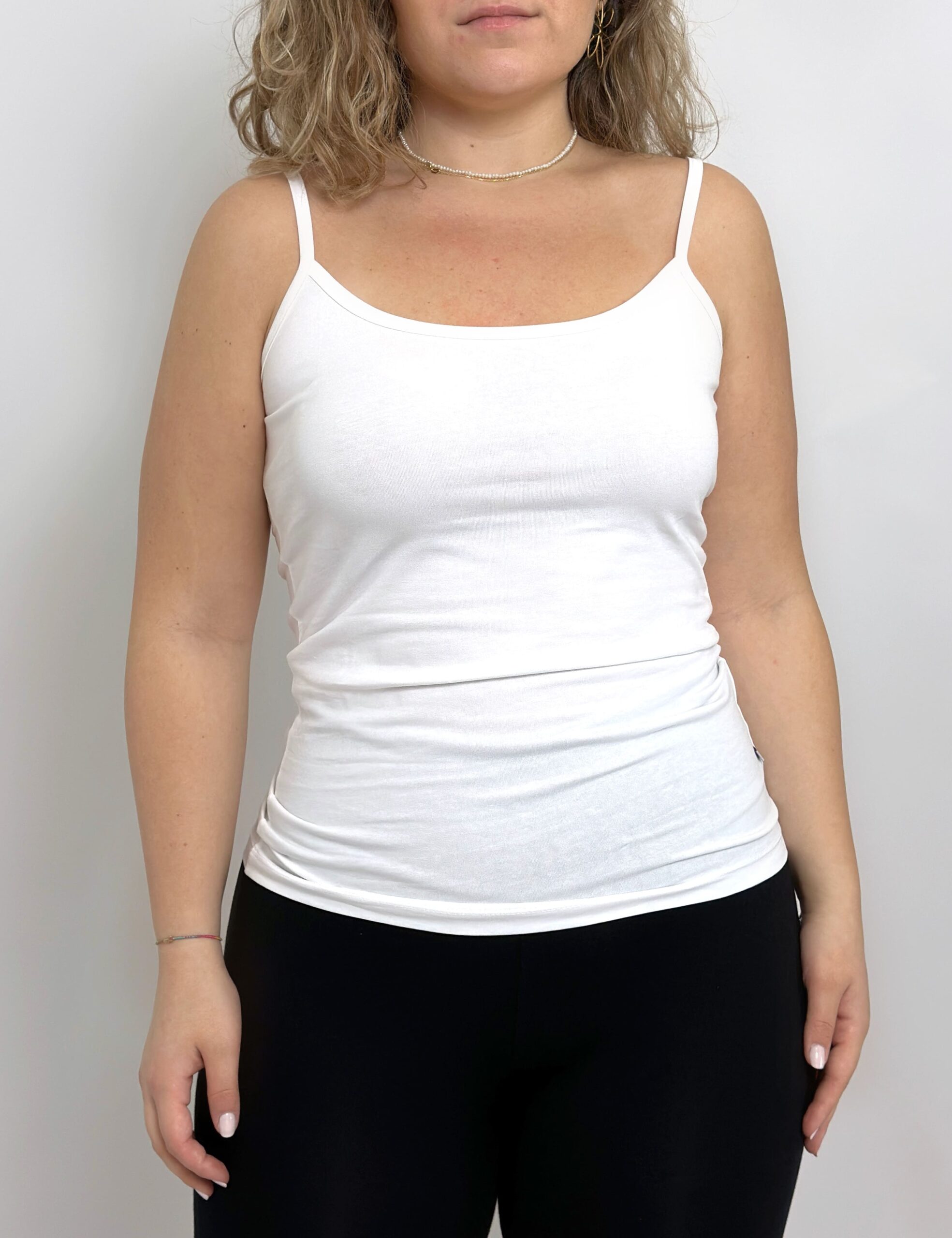 Top tirante blanco
