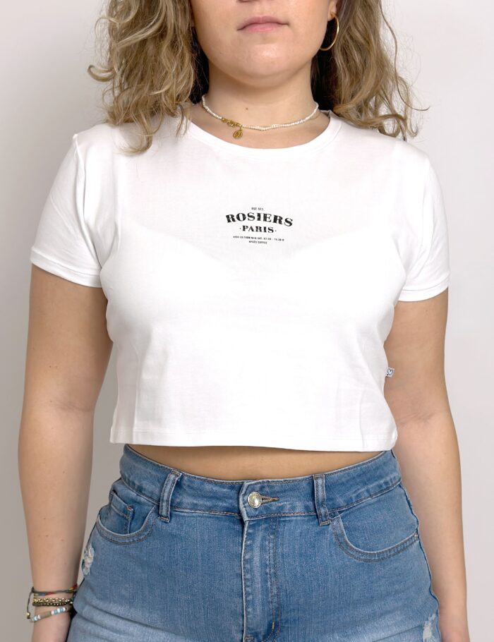 Camiseta Crop Rosiers