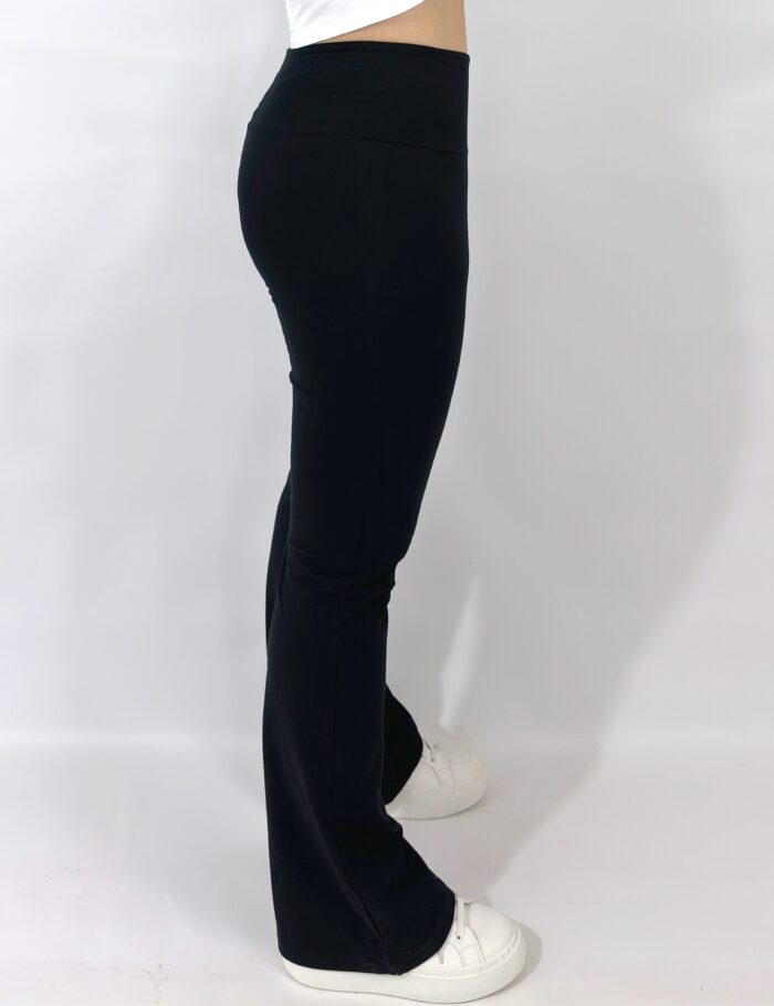 Legging Campana Cintura Alta Negro - Imagen 4