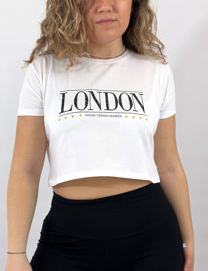 Camiseta Crop London - Imagen 2