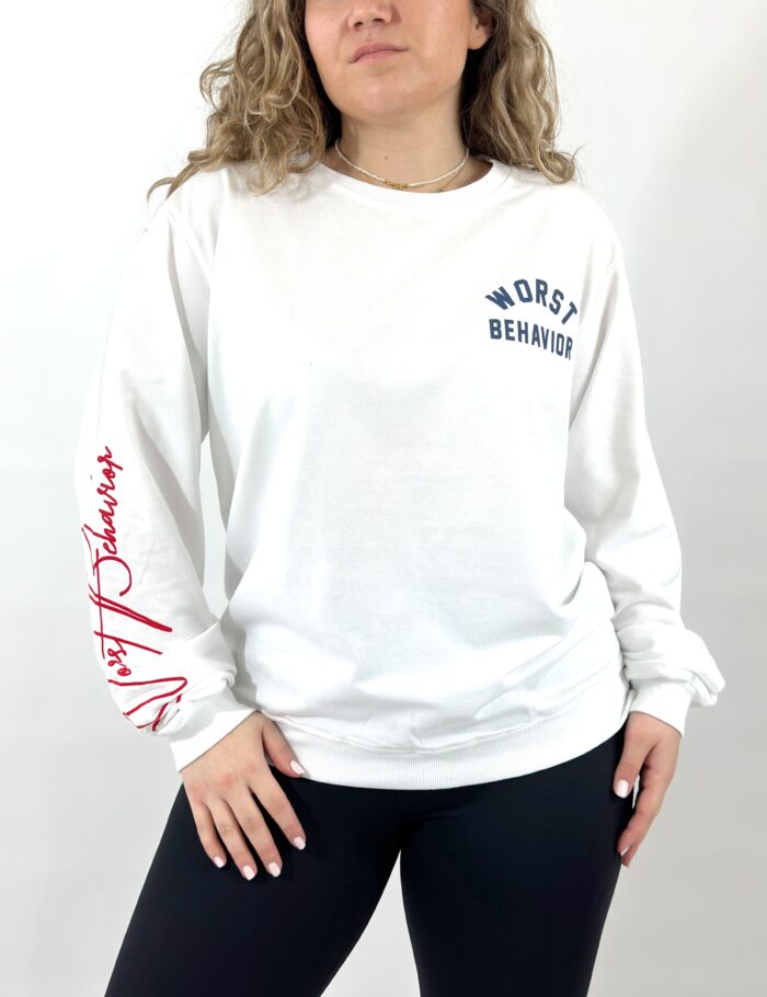 Sudadera Oversize Worst Behaviour