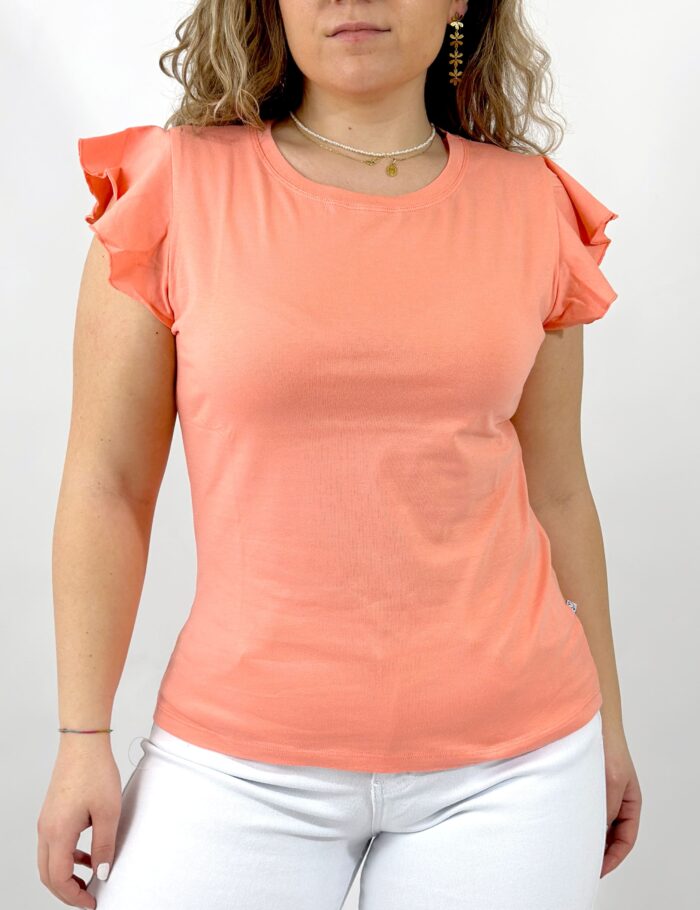 Camiseta Volante Coral