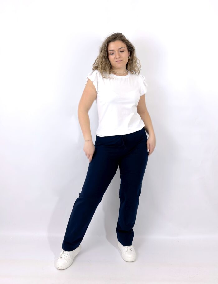 Camiseta Volante Blanca - Imagen 2