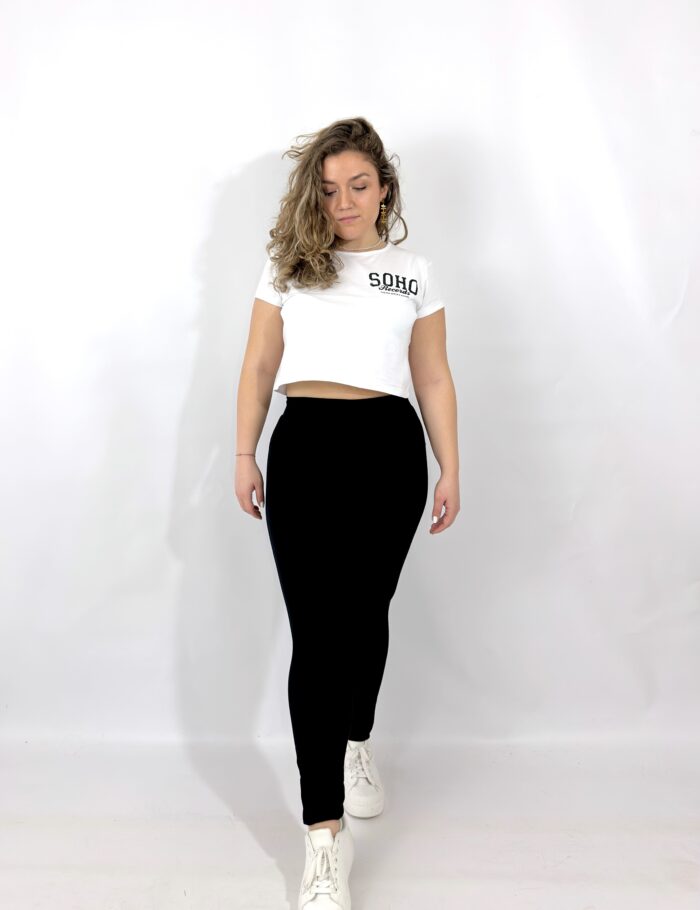 Camiseta Crop Soho Blanca - Imagen 3