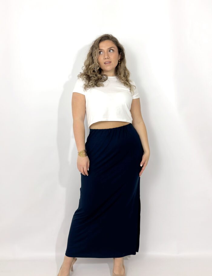 Falda Básica Marino - Imagen 4