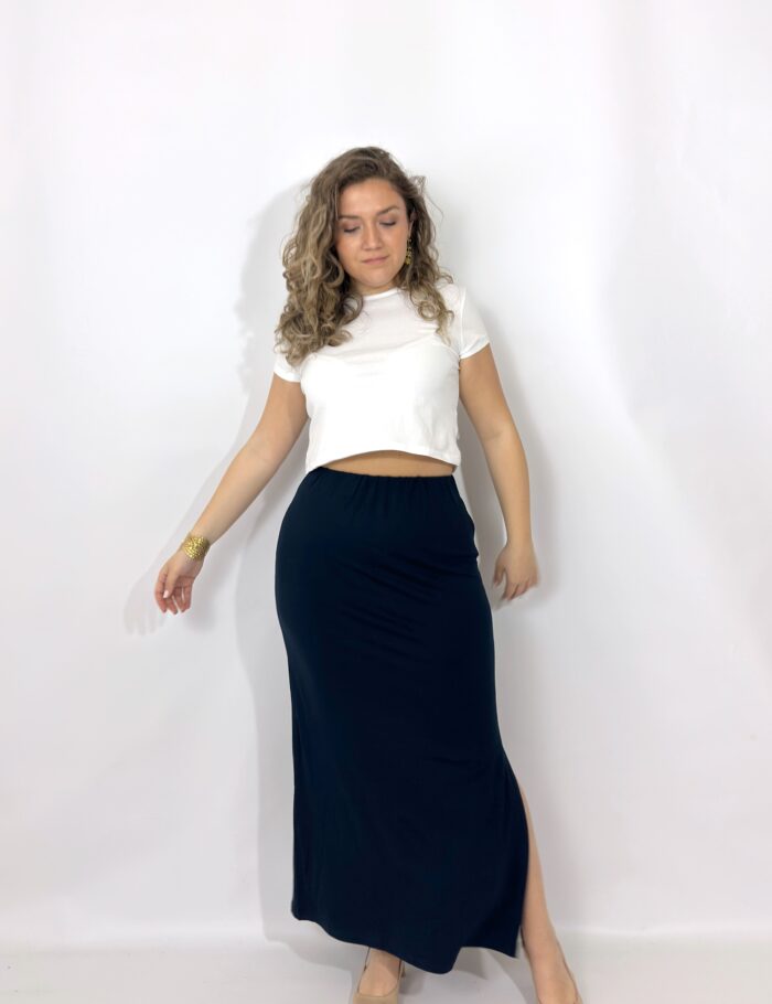 Falda Básica Marino - Imagen 2