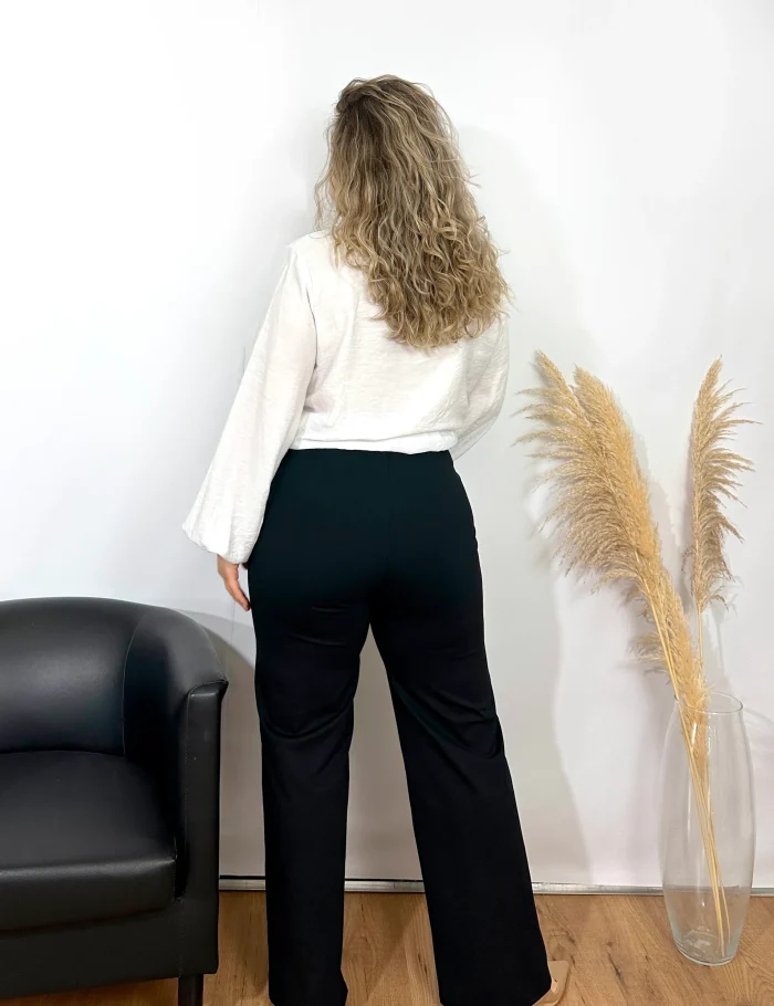 Pantalón Botónes Negro - Imagen 3