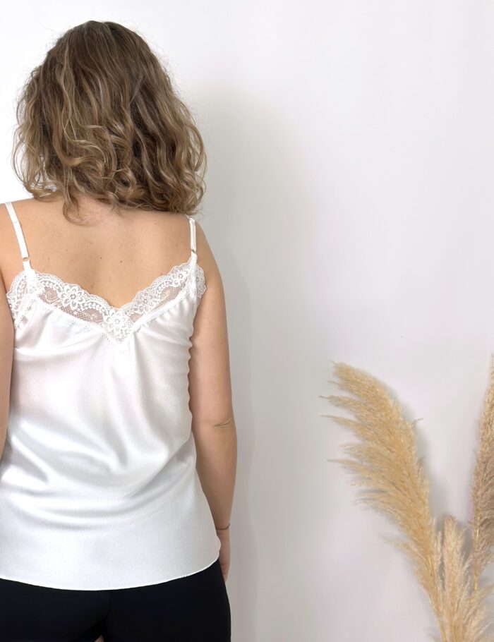 Top Lencero Raso Blanco - Imagen 5