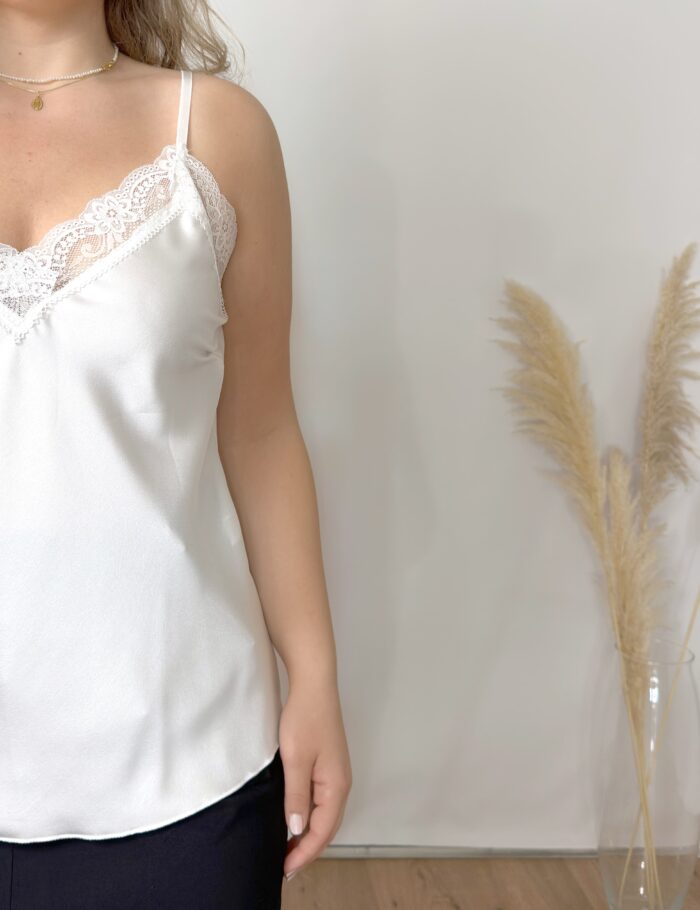 Top Lencero Raso Blanco - Imagen 3