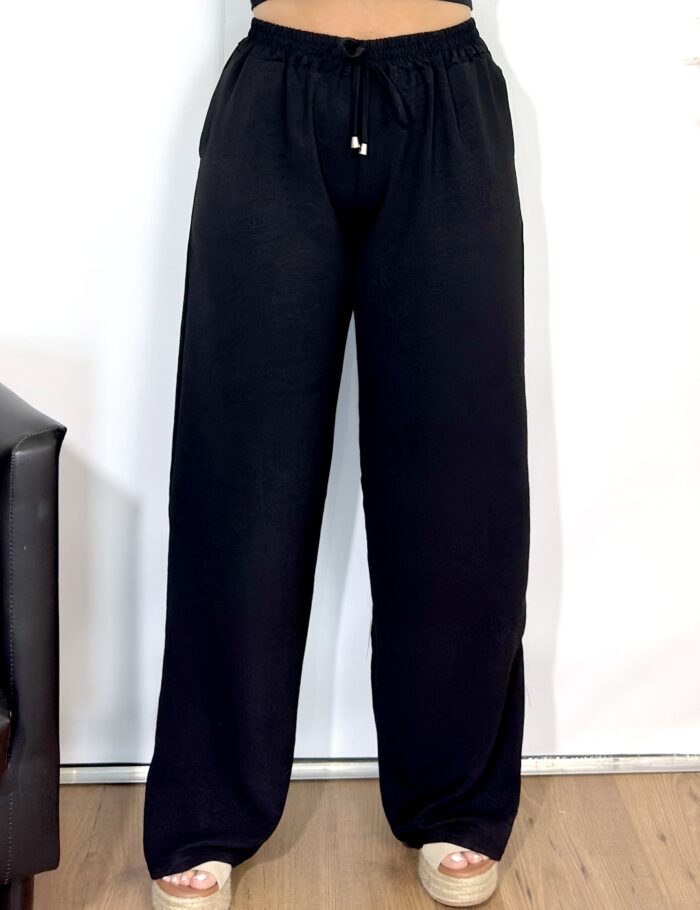Pantalón Fluido Negro - Imagen 5