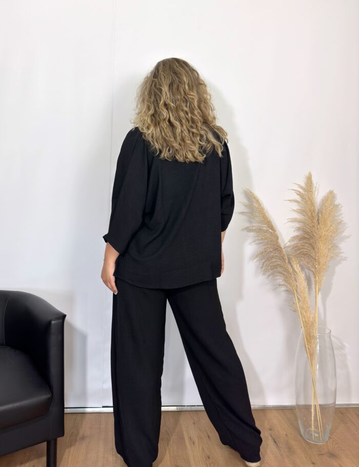 Pantalón Fluido Negro - Imagen 4