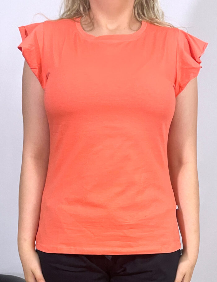 Camiseta Volante Naranja