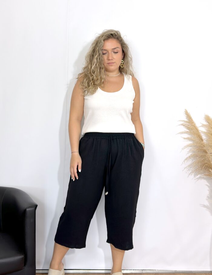 Pantalón Capri Negro - Imagen 4
