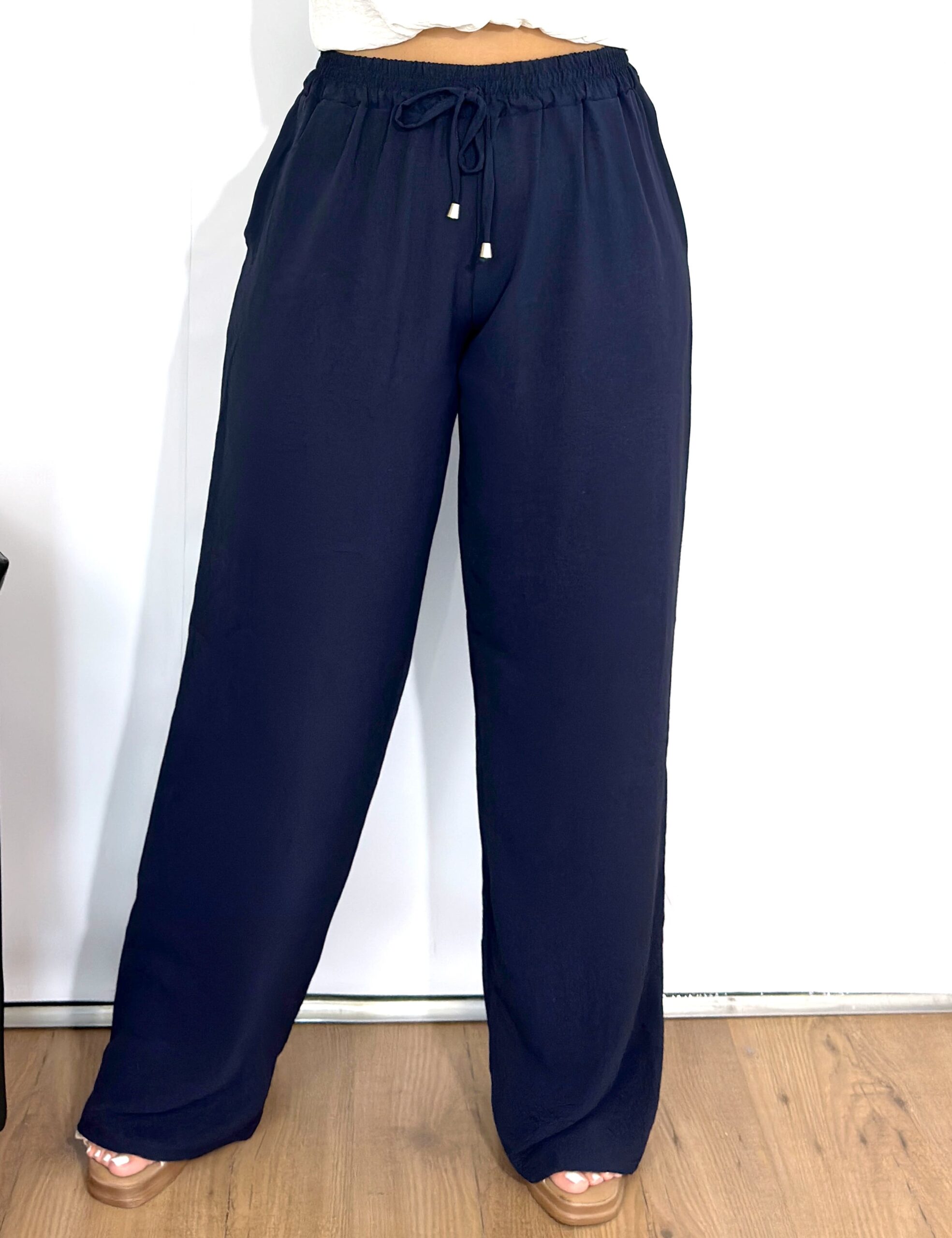 Pantalón Fluido Marino