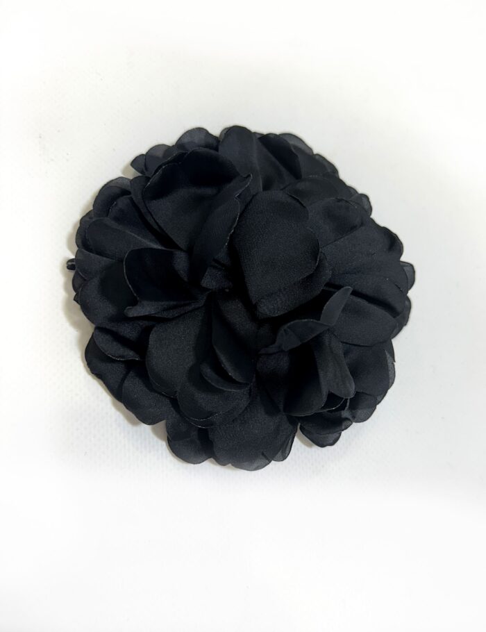 Flor Negra Accesorio - Imagen 3