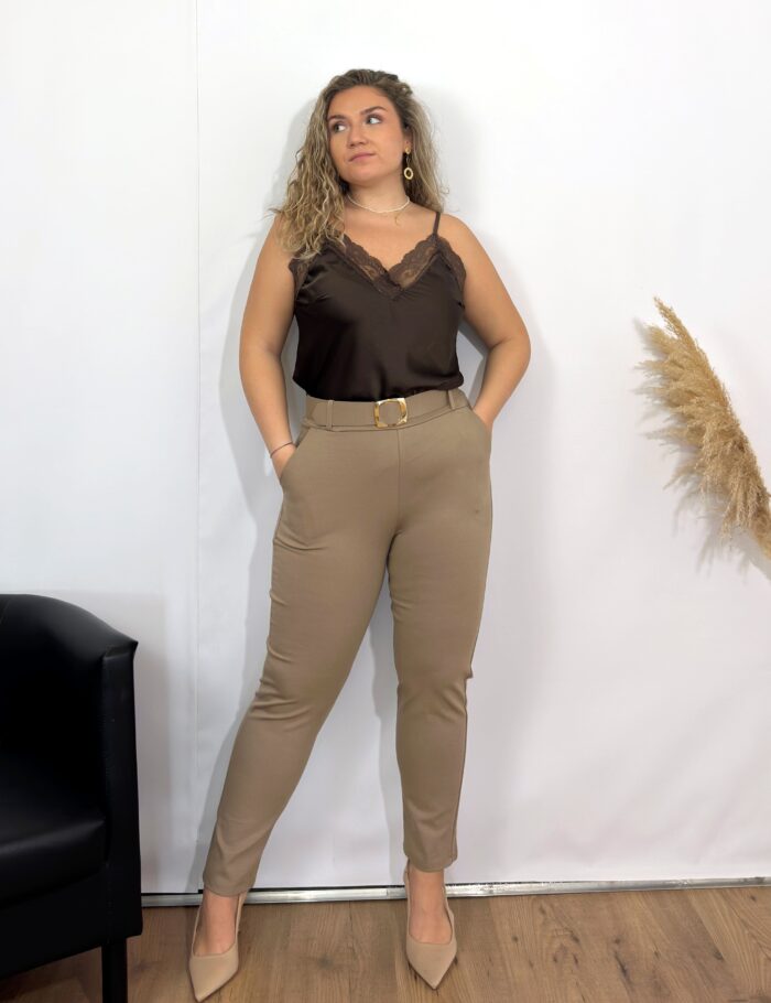 Top Lencero Raso Chocolate - Imagen 5