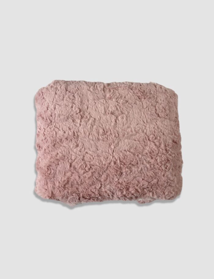 Manta Luxe Sherpa Rosa - Imagen 3