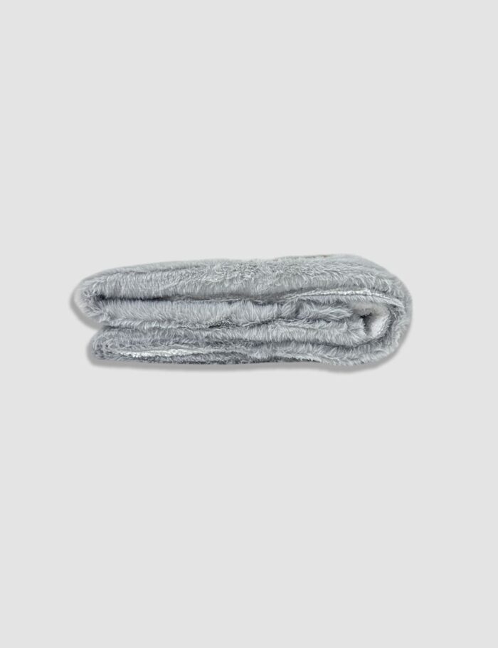 Manta Luxe Sherpa Gris - Imagen 3