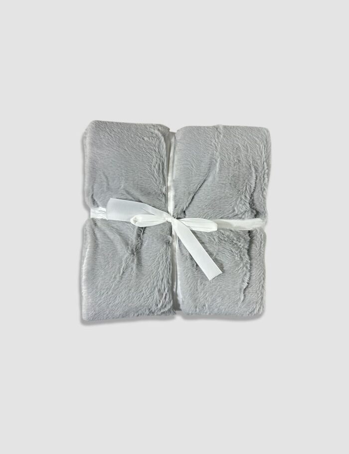 Manta Luxe Sherpa Gris