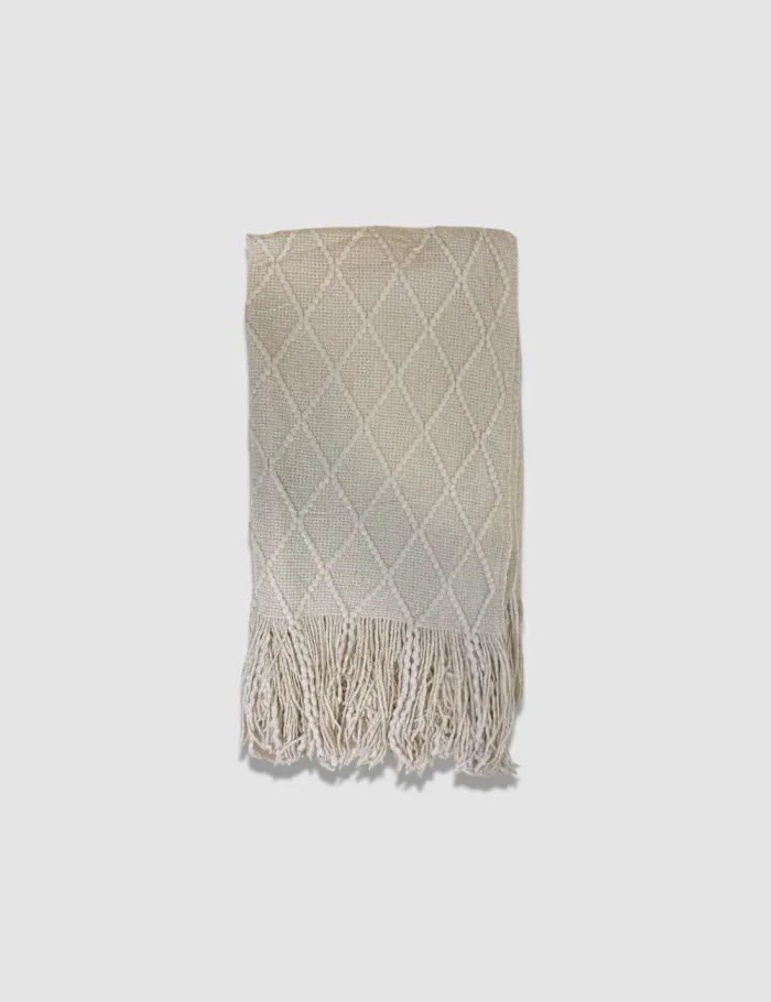 Bufanda Flecos Beige