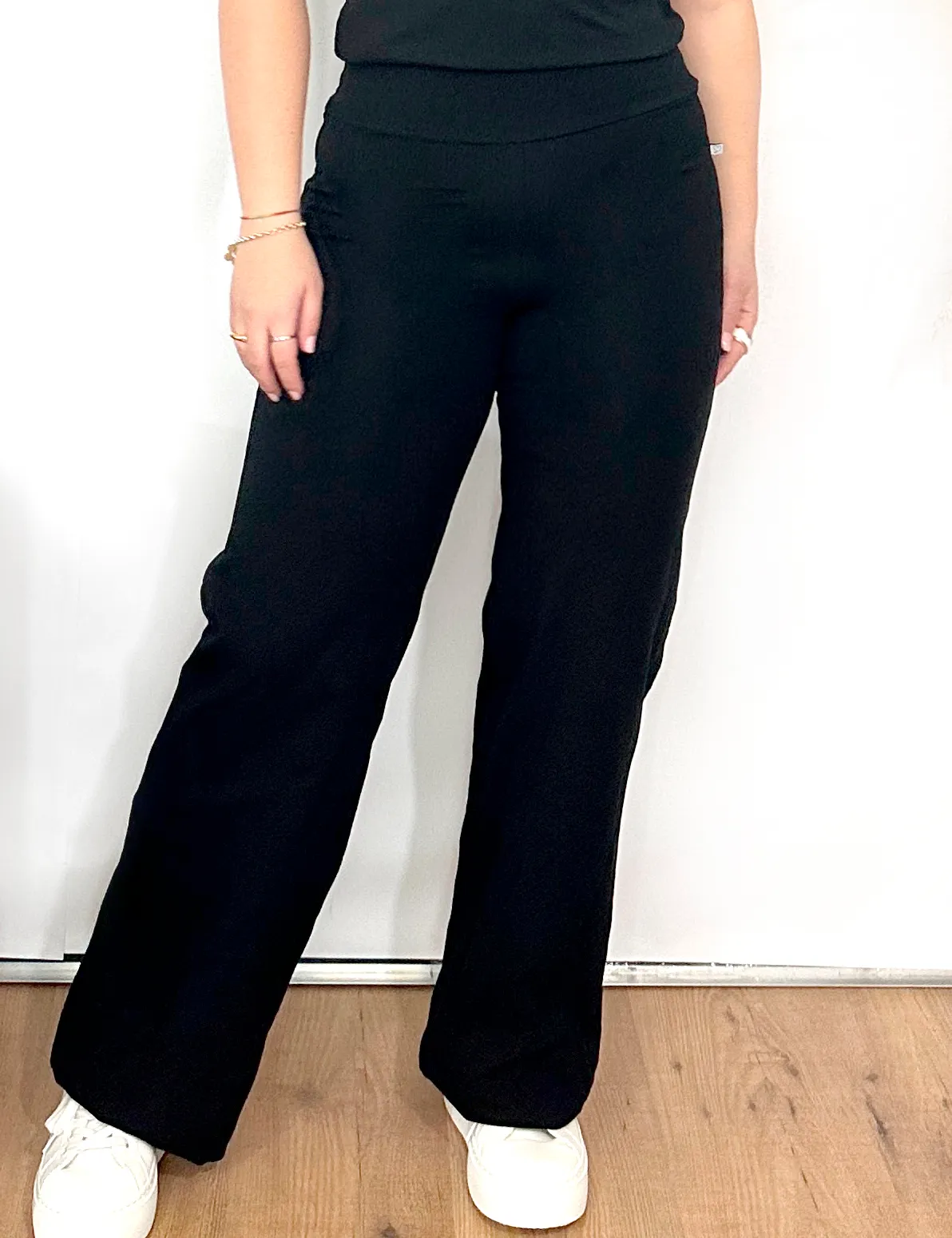 Legging Wide-leg Negro