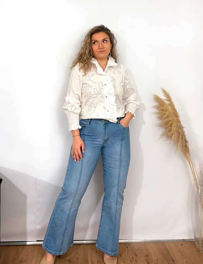 Camisa Calada Cuello Época