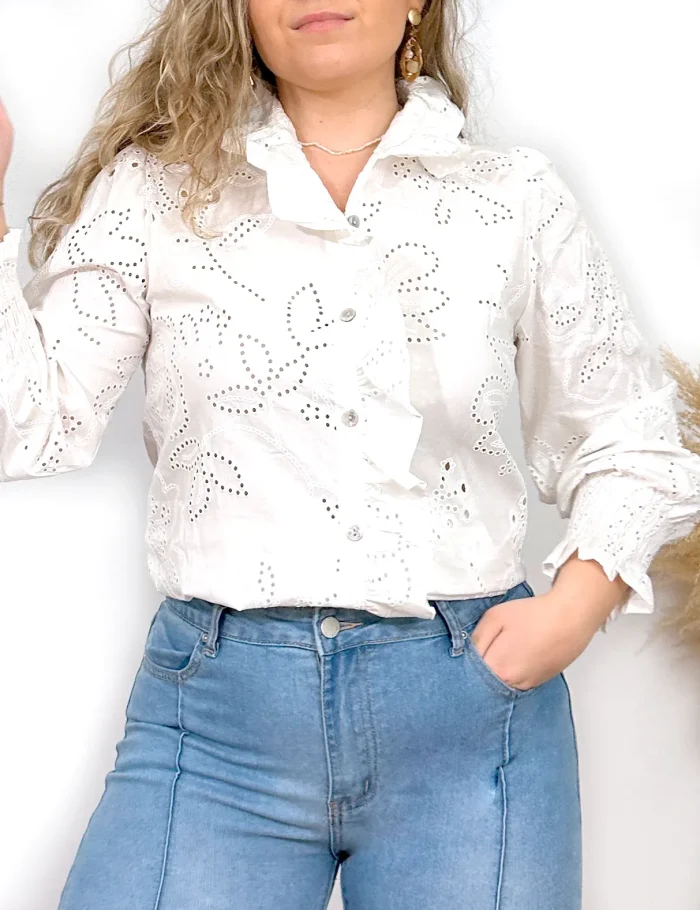 Camisa Calada Cuello Época - Imagen 2