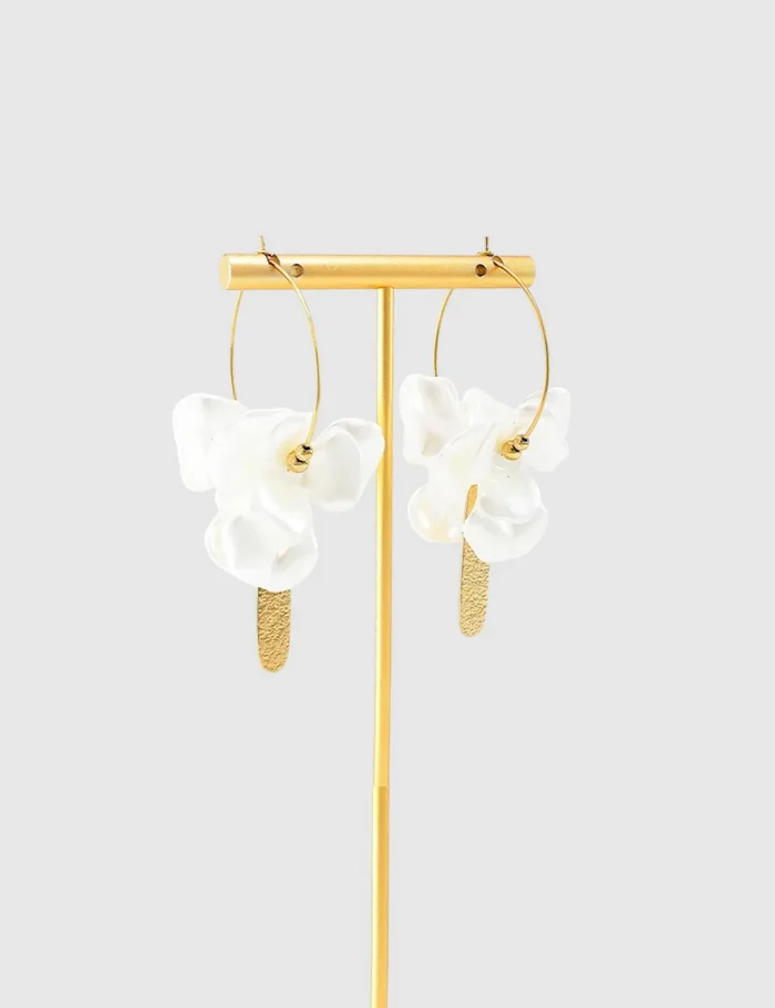 Pendientes Flor Nacar