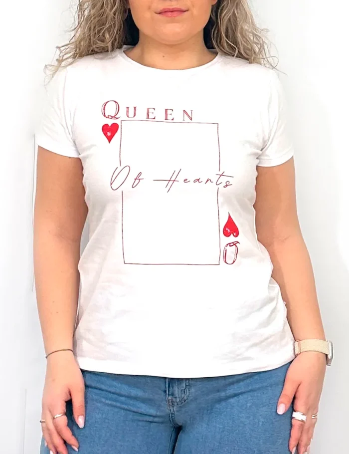 Camiseta Of Hearts Blanca - Imagen 2