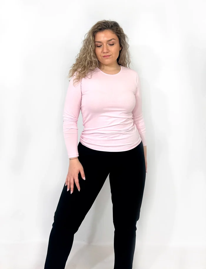 Camiseta Manga Larga Rosa - Imagen 4