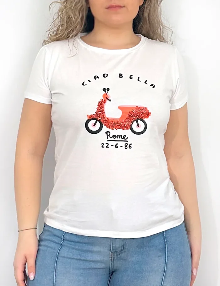Camiseta Ciao Bella Blanca
