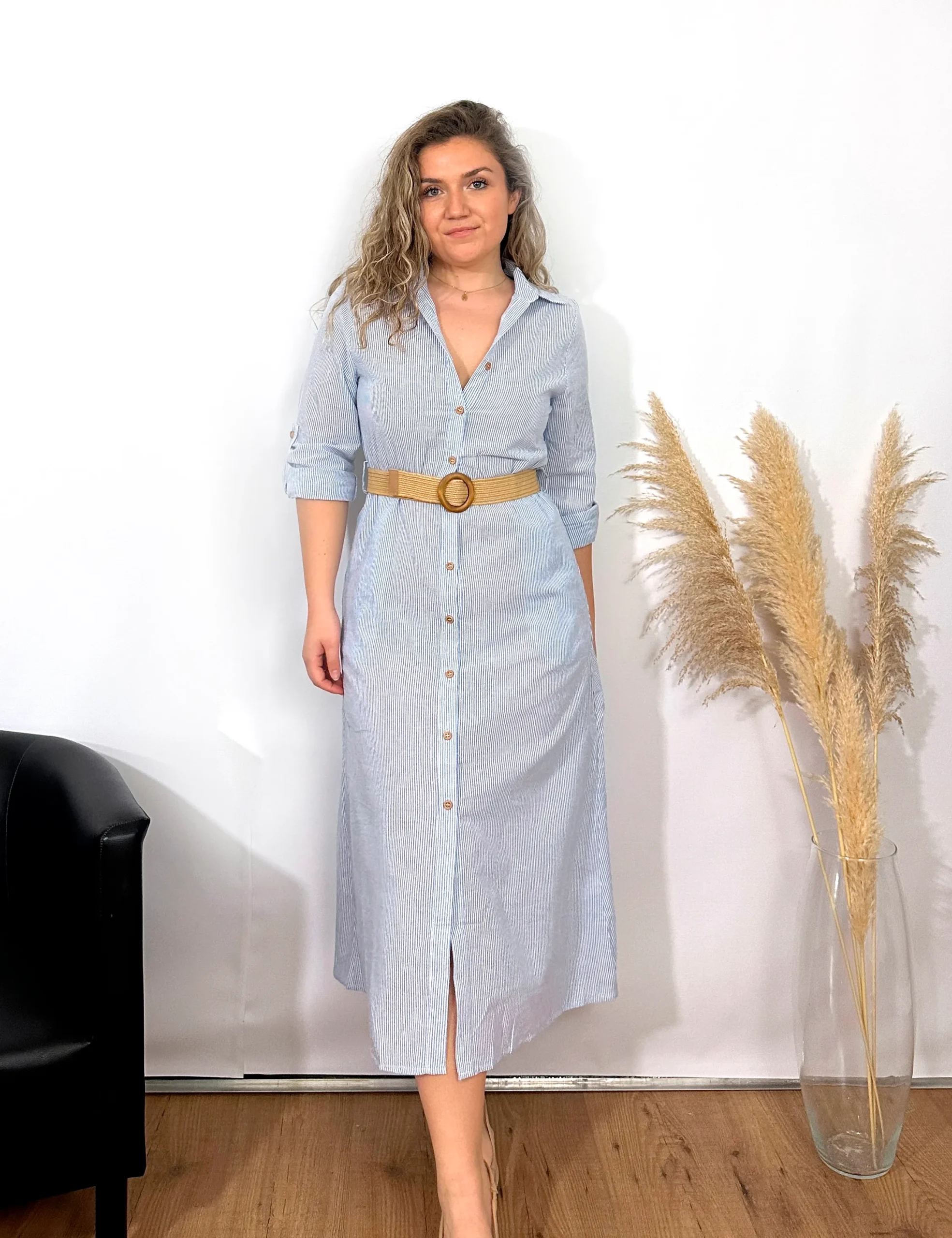 Vestido Camisero Rayas