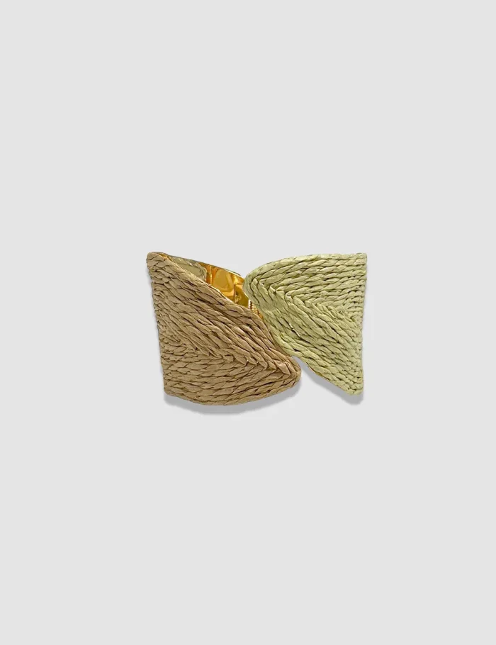 Brazalete Duo Rafia
