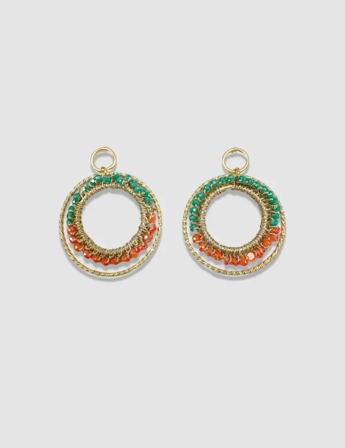 Pendientes Largos Bicolor