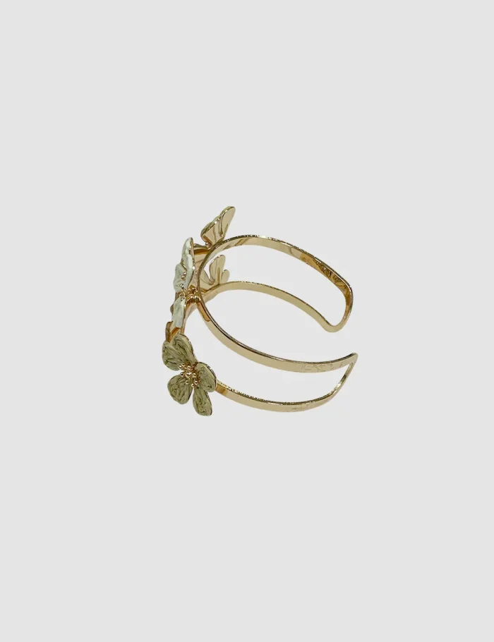 Brazalete Flores Rafia - Imagen 3