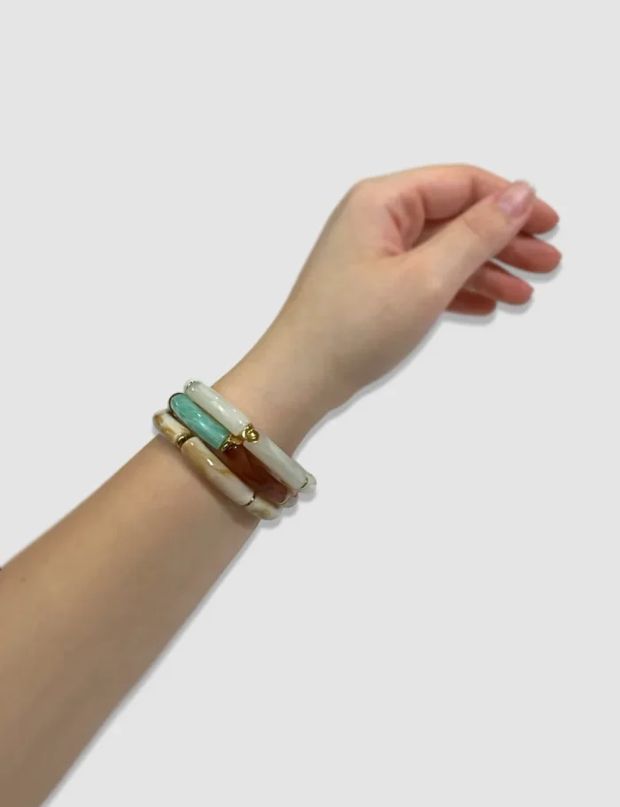 Pulsera Elástica Crema - Imagen 2