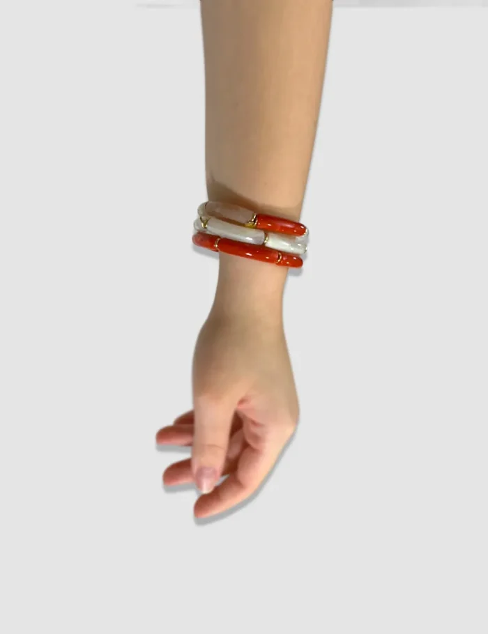Pulsera Elástica Multicolor Coral - Imagen 2
