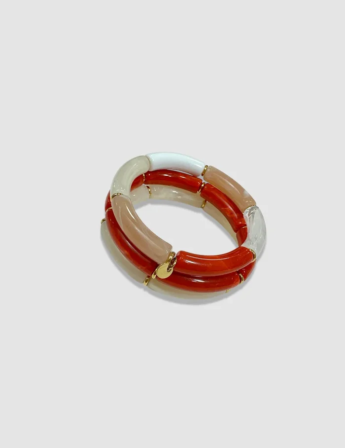 Pulsera Elástica Multicolor Coral - Imagen 3