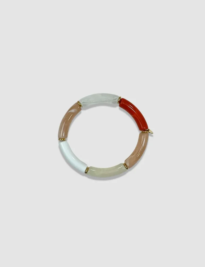 Pulsera Elástica Multicolor Coral