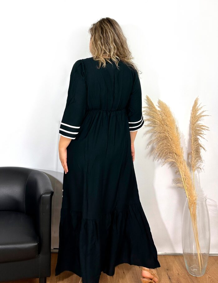Vestido Maxi Ribetes - Imagen 3
