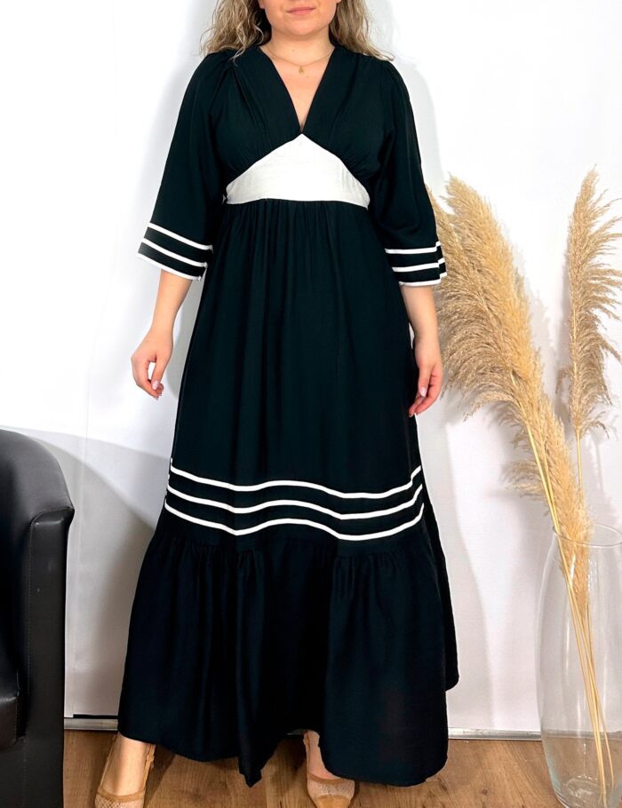 Vestido Maxi Ribetes - Imagen 2