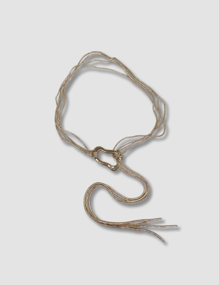 Cinturón Cordones Dorado - Imagen 2