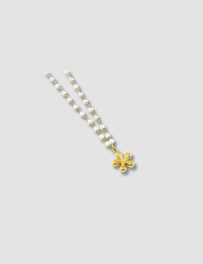 Collar Acero Perlas - Imagen 2