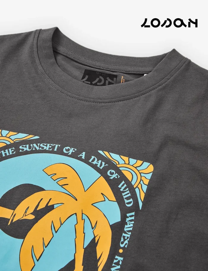 Camiseta Sunset Gris - Imagen 3
