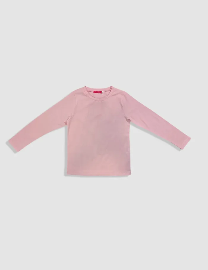 Camiseta Manga Larga Rosa