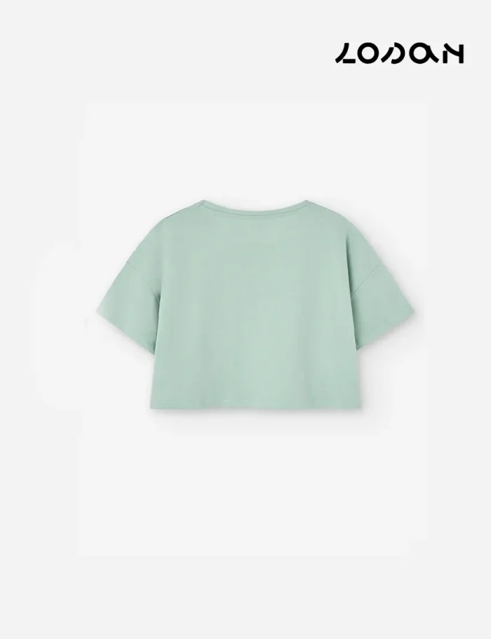 Camiseta Crop Verde - Imagen 2