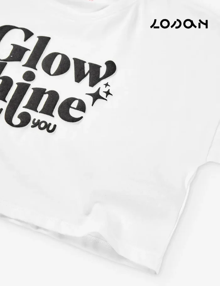 Camiseta Crop Blanca - Imagen 2