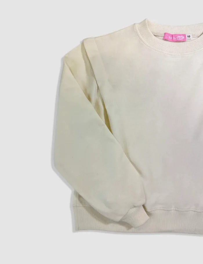 Sweat Basic Volante Crudo - Imagen 2