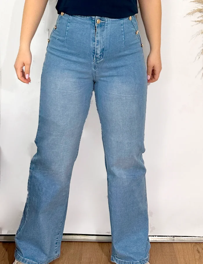 Jeans Minimal Botones